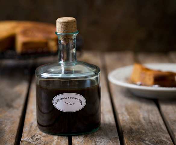 Star anise and cinnamon syrup