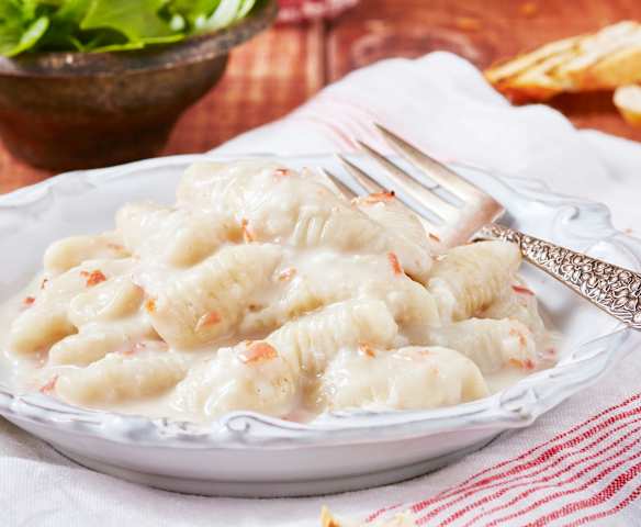 Gnoccis con prosciutto