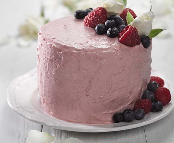 Čokoládovo-malinový zatočený dort