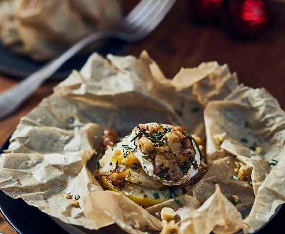 Birnen-Ziegenkäse-Päckchen