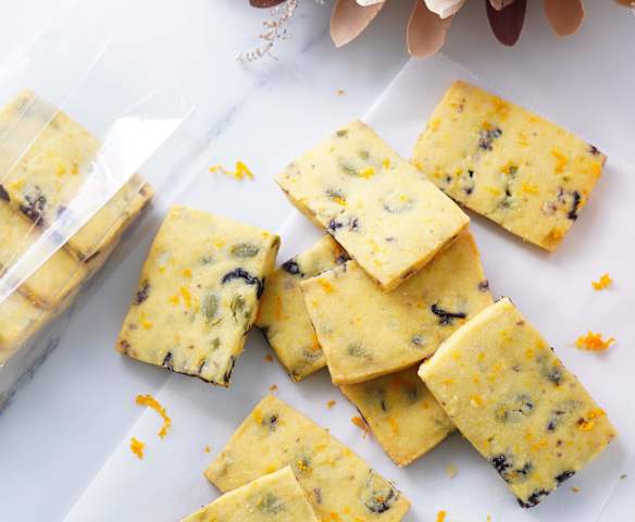 橙香蔓越莓餅乾