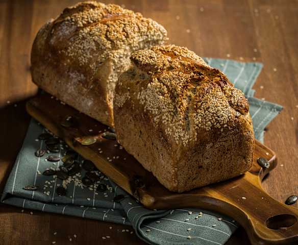 Dinkelbrot mit Kürbiskernen