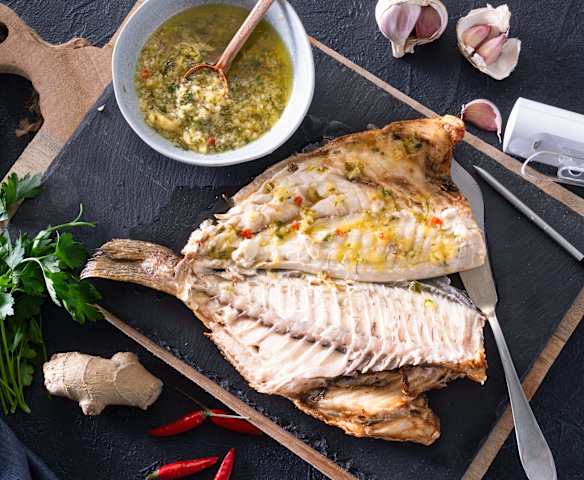 Orata con pesto allo zenzero