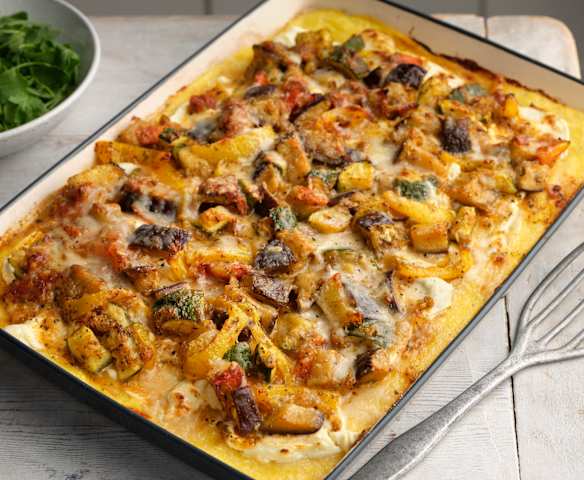 Polenta with Ratatouille Polenta with Ratatouille