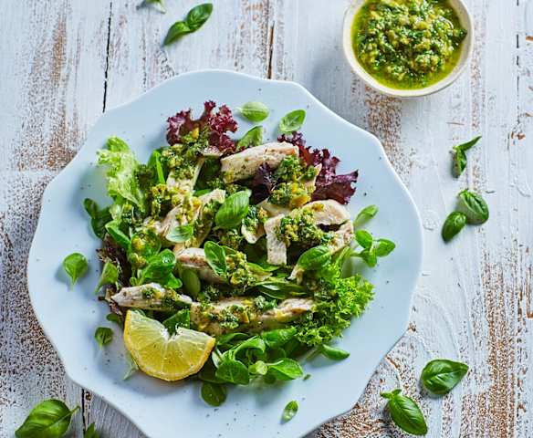 Pollo in salsa verde