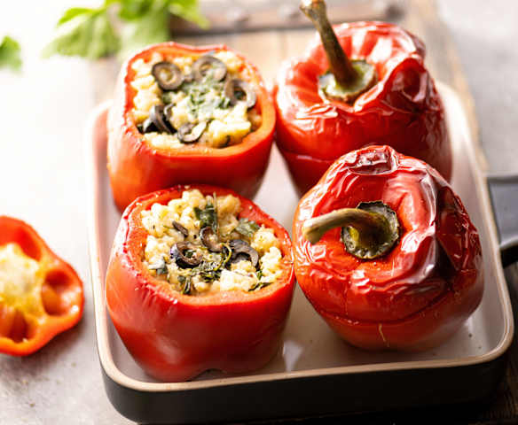 Rice and Parsley Stuffed Peppers Rice and Parsley Stuffed Peppers