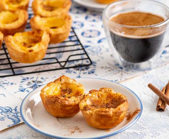 Portugalskie babeczki z kremem