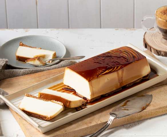 Pastel rápido de queso al caramelo