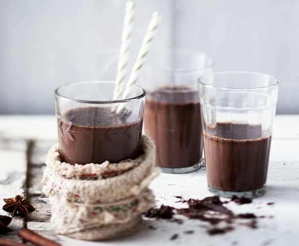 Chocolate quente dos Incas Chocolate quente dos Incas