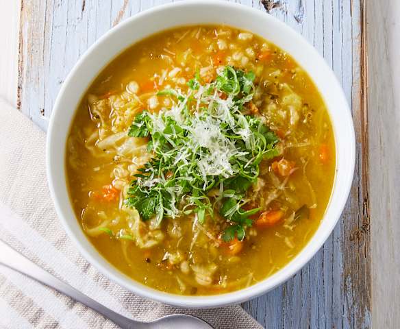 Chunky Vegetable Barley Soup
