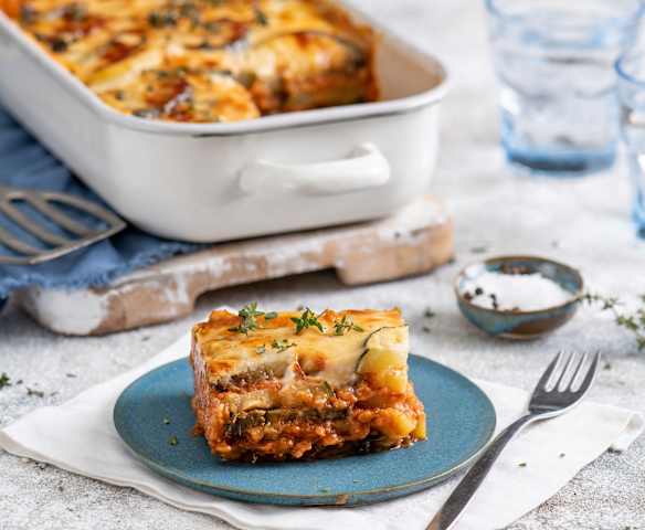 Wegetariańska moussaka (musaka)