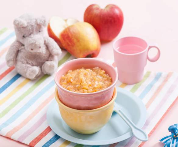 Soczewica z ryżem i jabłkiem (dla dzieci)