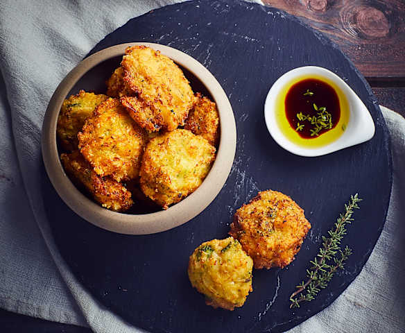 Frittelle di cavoli e Emmental