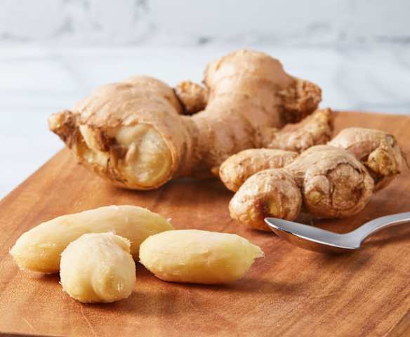 Peeling Ginger