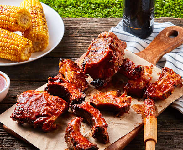 Baby Back Ribs with Stout Beer BBQ Sauce