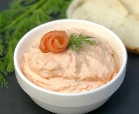 Patê de salmão defumado