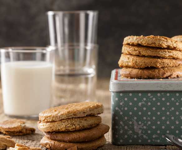 Biscotti integrali all'avena