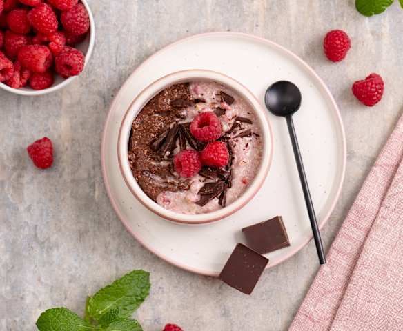 Malinowo-kakaowa gryczanka