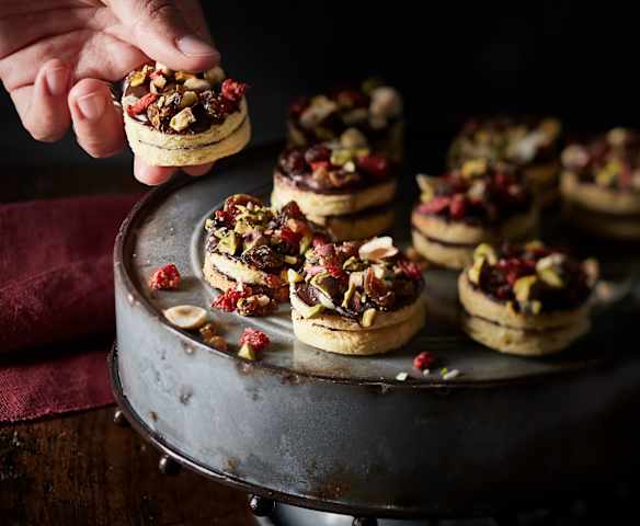 Sablés façon mendiants aux fruits secs