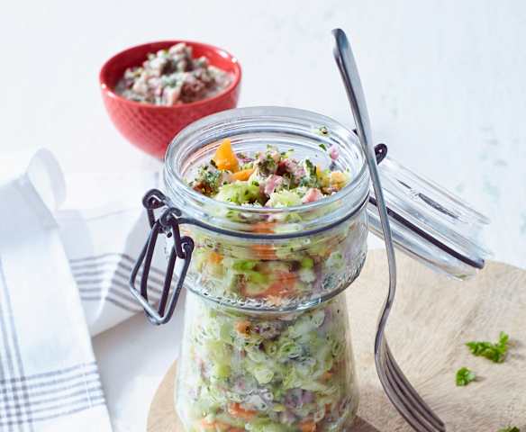 Speck-Zwiebel-Sahne-Dressing