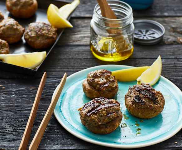 Gefüllte Champignons