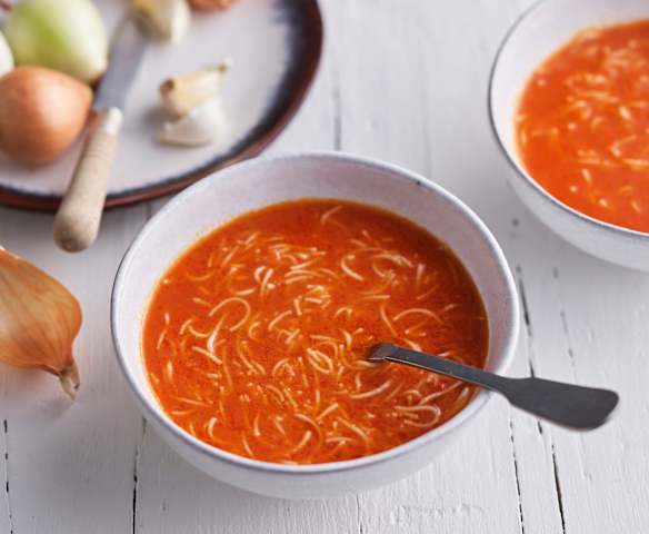 Tomaten-Nudel-Suppe (XXL)