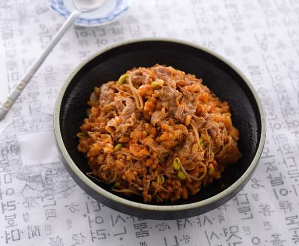 韓式辣醬牛燉飯