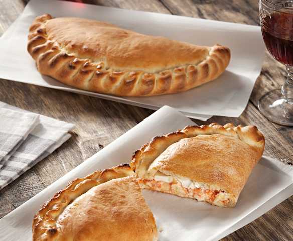 Calzone margarita con huevo