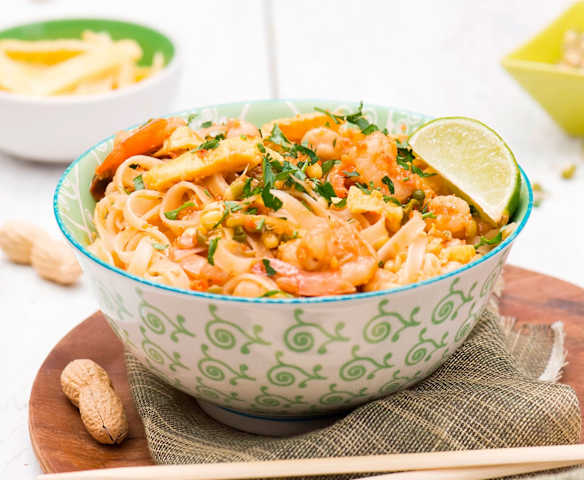Pad Thai de camarão
