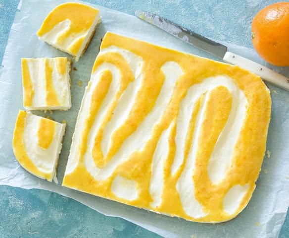 Cheesecake de naranja sin horno