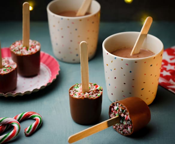 Peppermint Hot Chocolate Stirrers
