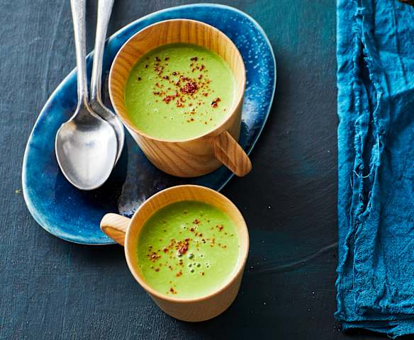 Erbsencremesuppe