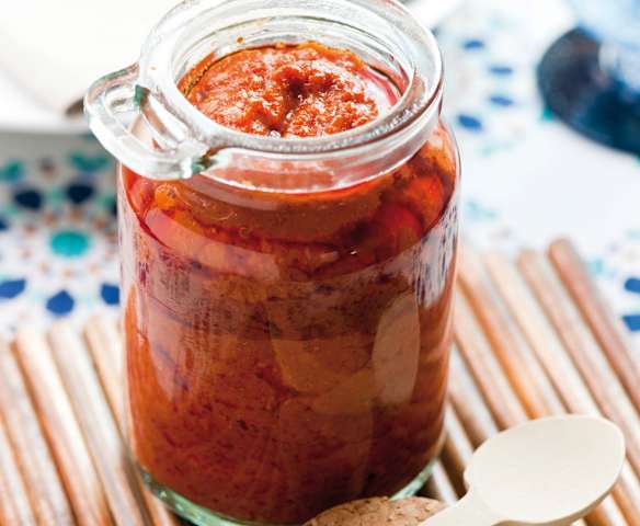 Composta di melanzane e peperoni Composta di melanzane e peperoni