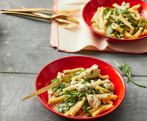 Hähnchen-Estragon-Pasta