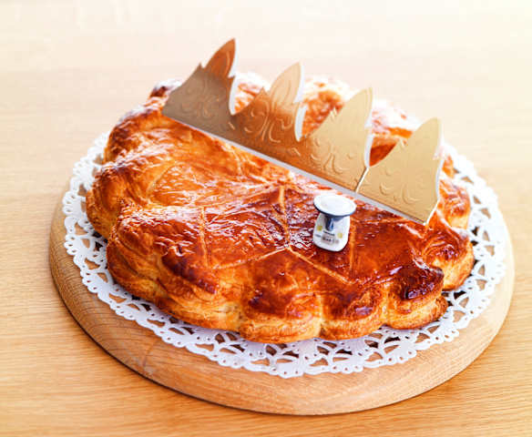 Galette des rois con crema alle mandorle