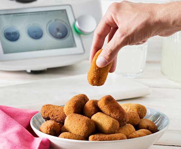 Croquetas de mejillones en escabeche