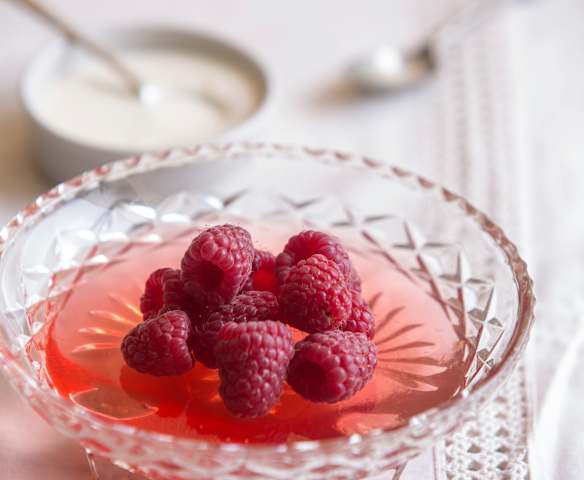 Rosé and Raspberry Jelly