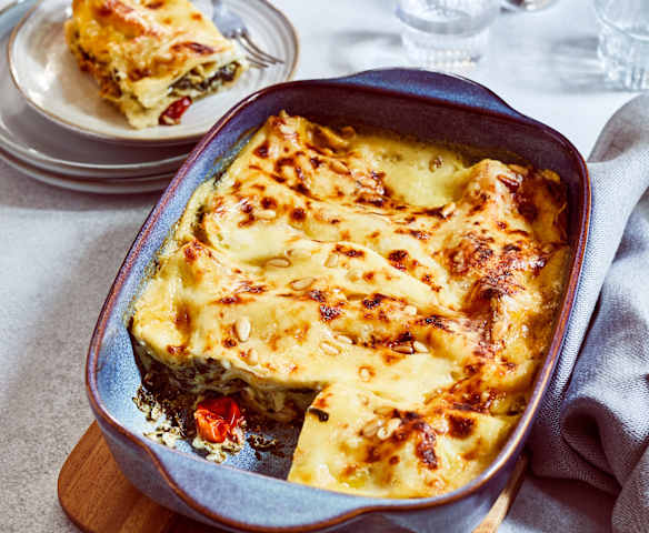 Spinat-Feta-Lasagne Spinat-Feta-Lasagne