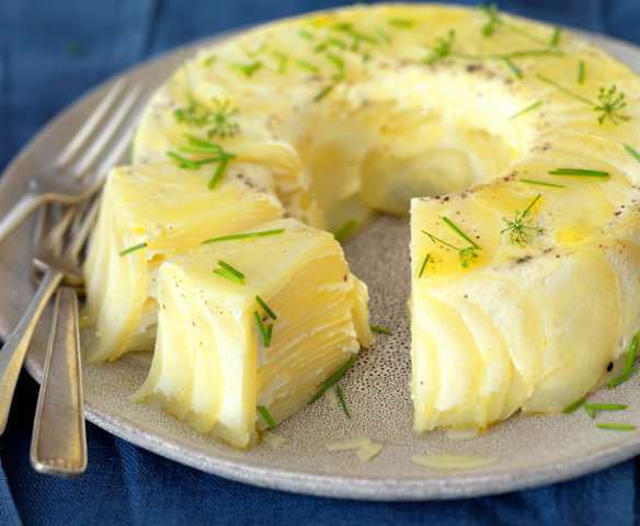 Couronne de pomme de terre à la vapeur