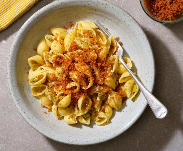Garlic and Olive Conchiglie Garlic and Olive Conchiglie