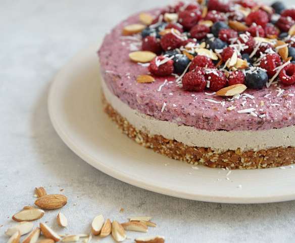 Torta cheesecake raw