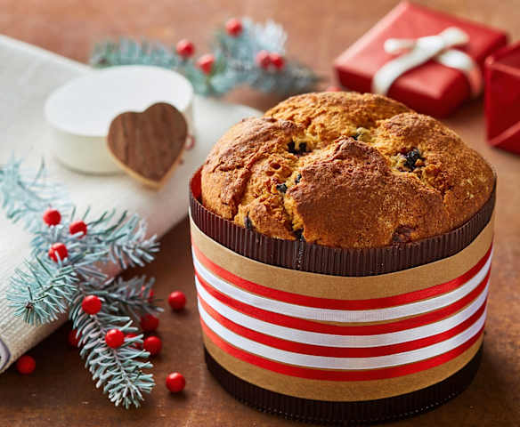 Panettone integrale con mirtilli