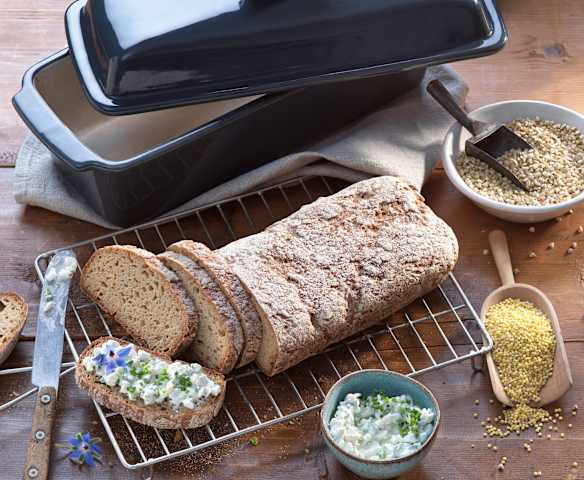 Buchweizen-Hirsebrot (glutenfrei)