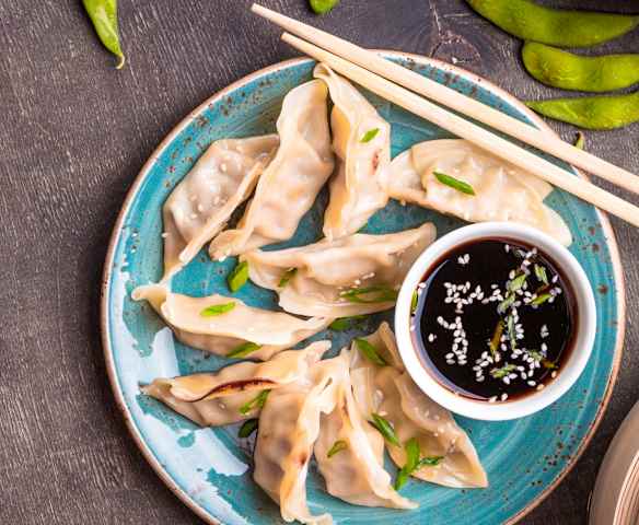 Pork and prawn dumplings Pork and prawn dumplings