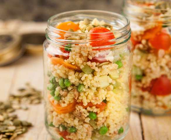 Insalata di miglio e tonno