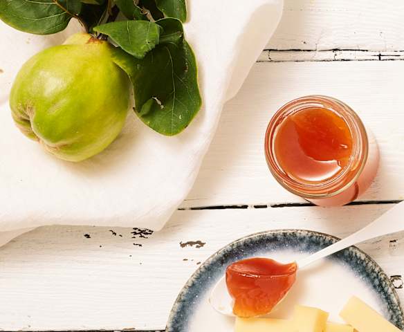 Quittengelee mit Orangenblütenwasser