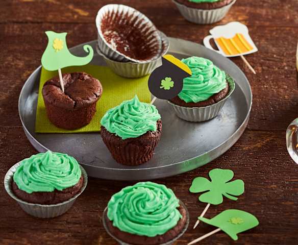 Cupcakes de la Saint-Patrick