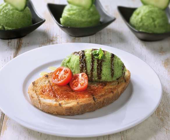 Gelato agrodolce al cetriolo