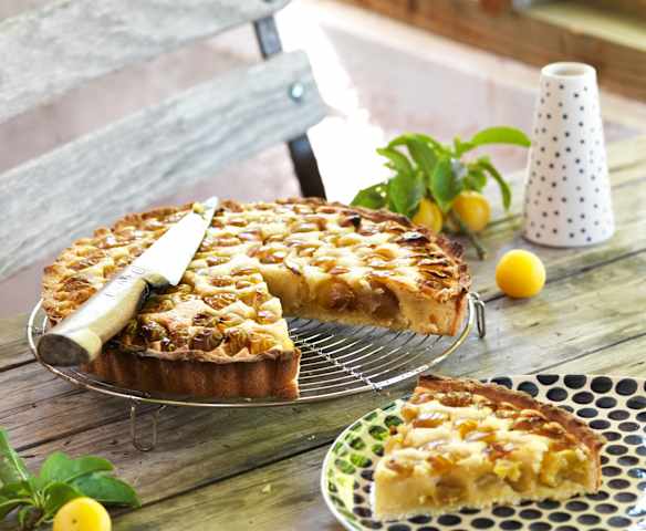 Tarte amandine aux mirabelles