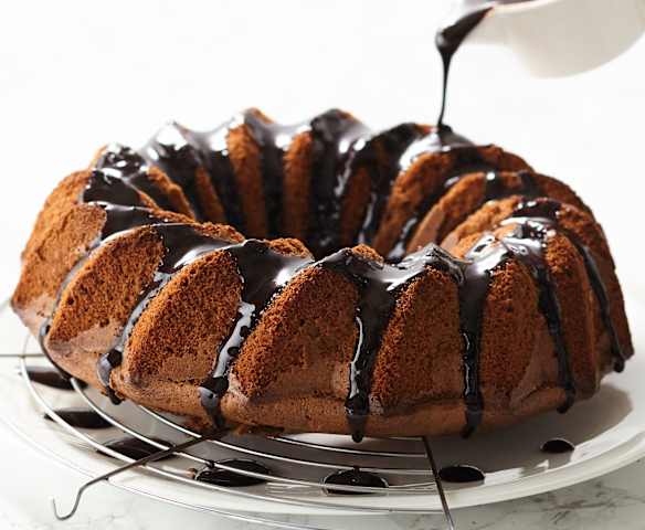 Glaçage miroir au chocolat noir